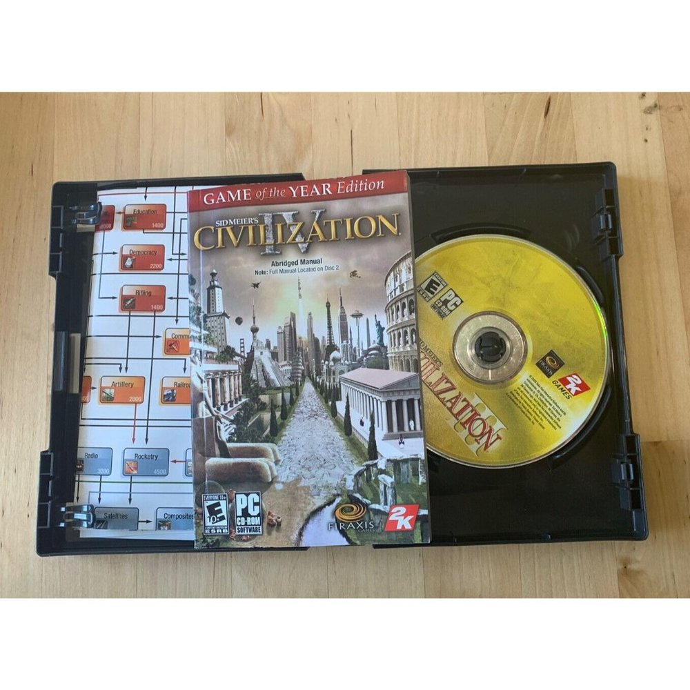 Sid Meier's Civilization 3 With A IV Cover